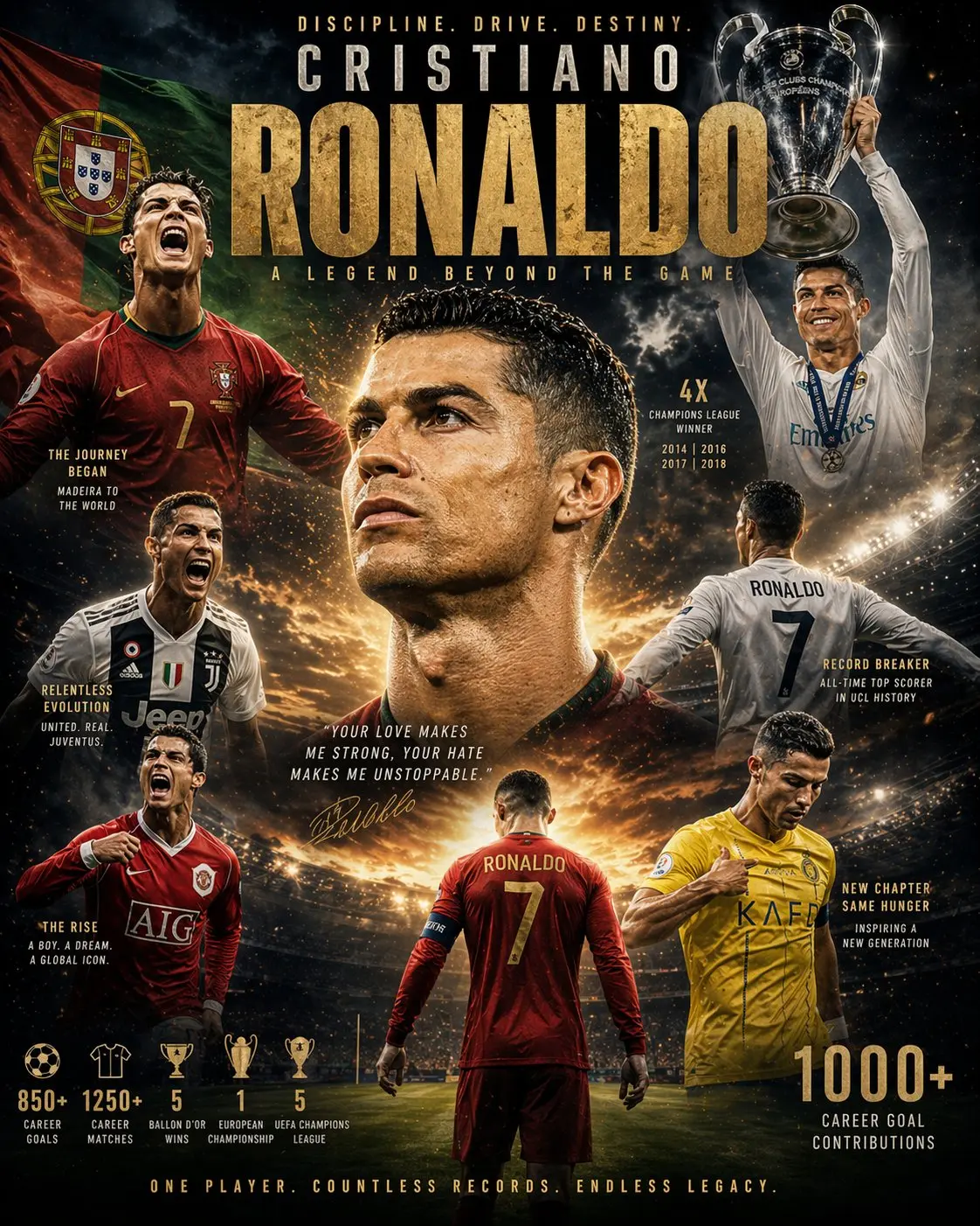 Epic Career Moments Cinematic Poster Template
